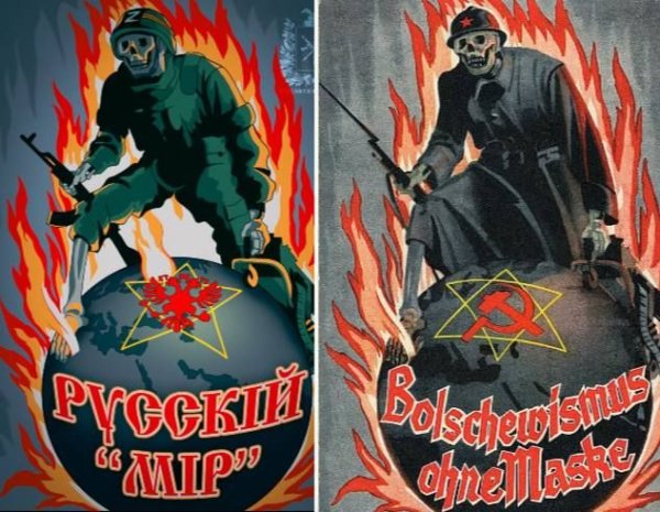 Плакаты украинских нацистов