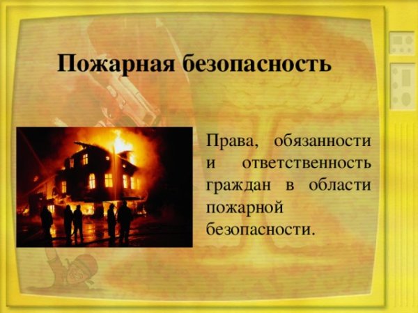 Обязанности граждан в области безопасности