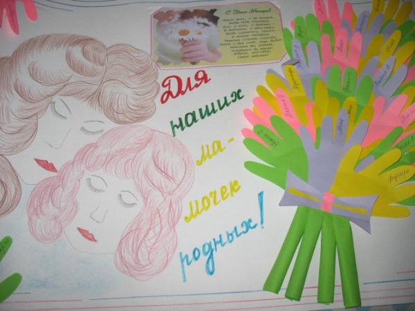 Плакат на деть матетери