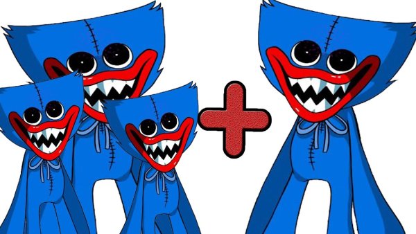 Синий Хагги Вагги рисунок