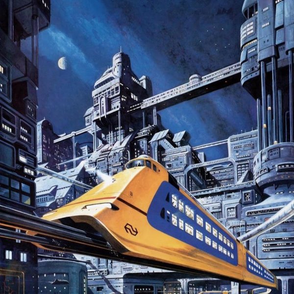 Ретро футуризм архитектура СССР космос