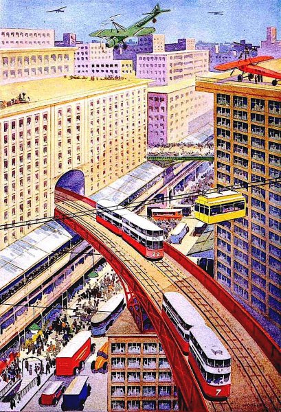 Ретрофутуризм СССР архитектура