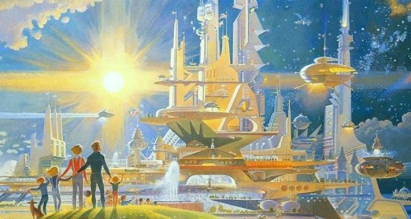 Картины города будущего Роберта МАККОЛЛА