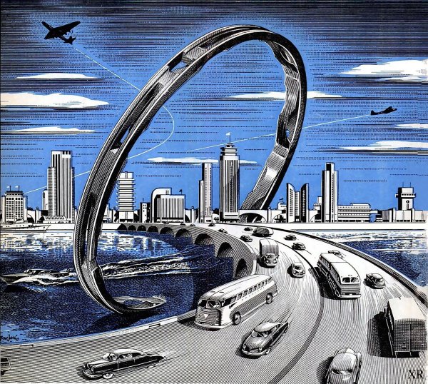 Футуризм ретро футуризм