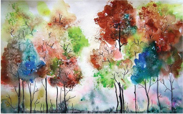 Разноцветное дерево