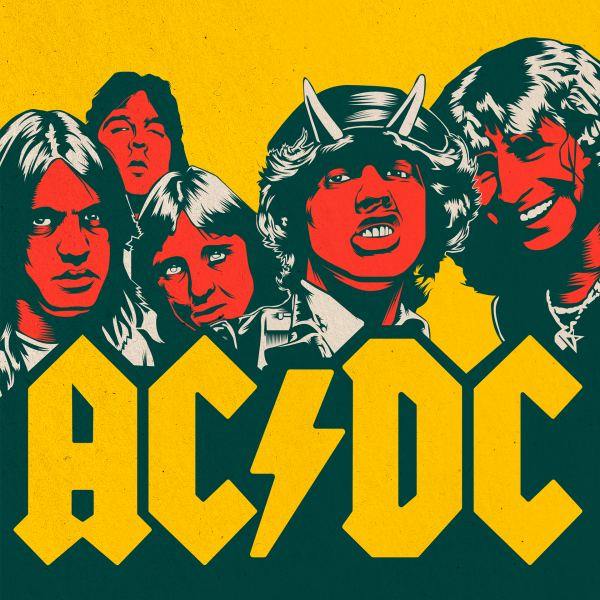 Логотип группы AC DC