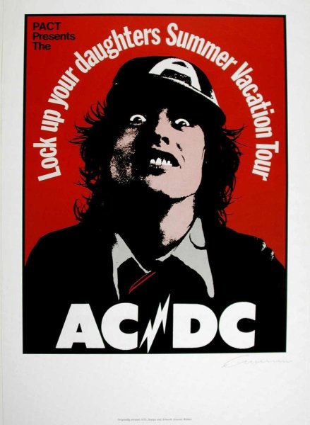 AC DC Постер