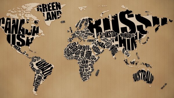 Карта мира для детей дошкольного возраста