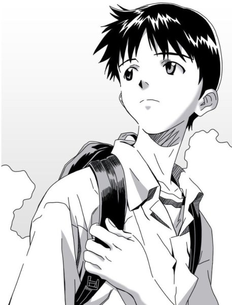 Евангелион ева 01 чб