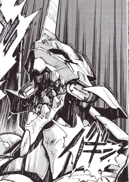 Аниме чб Евангелион