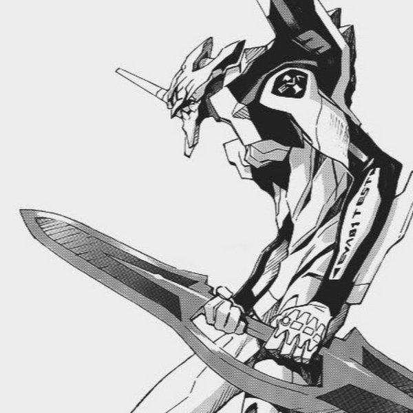 Евангелион ева 01 чб