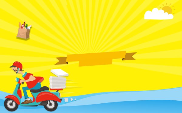 Постер доставка Деливери