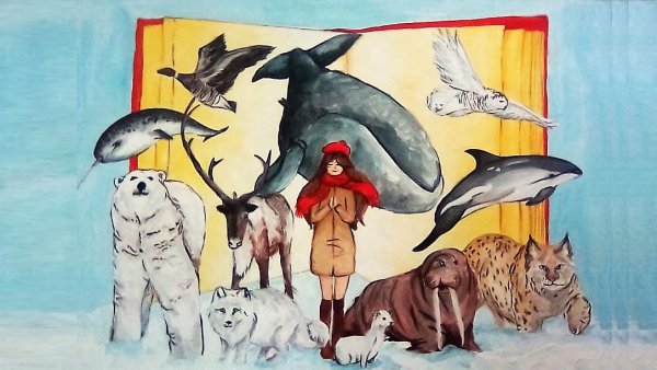 Красная книга глазами детей рисунки