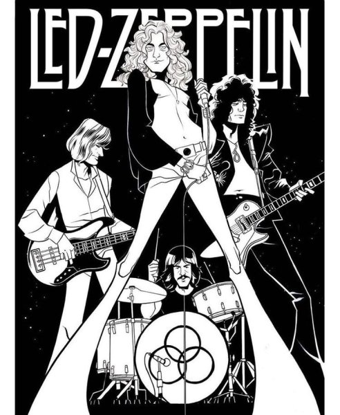 Лед Зеппелин плакат