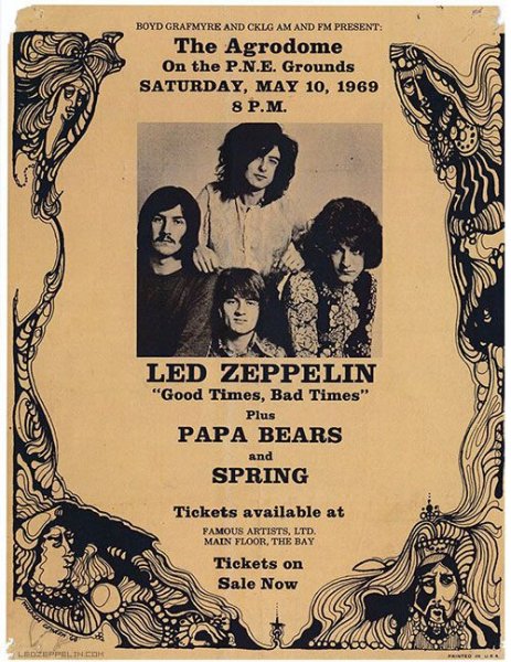 Постер led Zeppelin