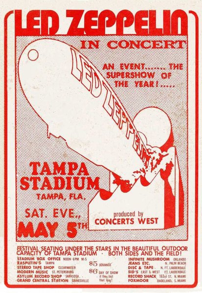 Led Zeppelin Mothership Постер