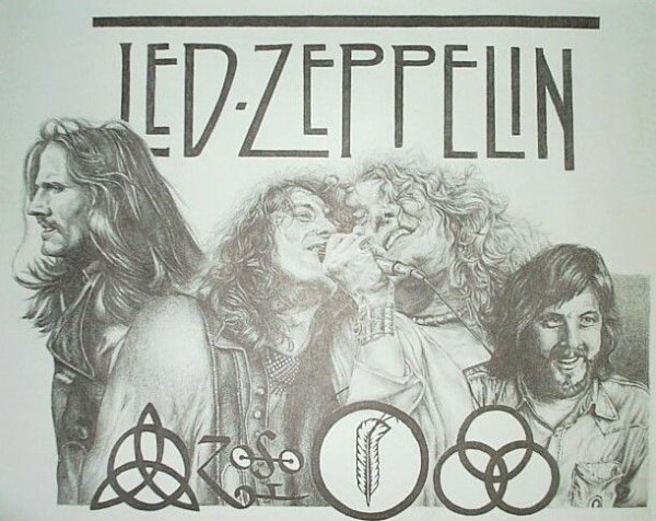 Лед Зеппелин плакат