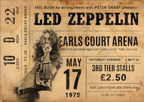 Постер led Zeppelin