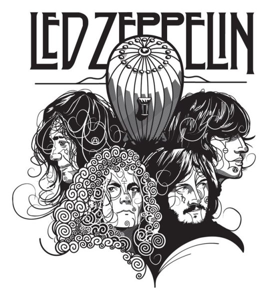 Постеры группы лед Зеппелин