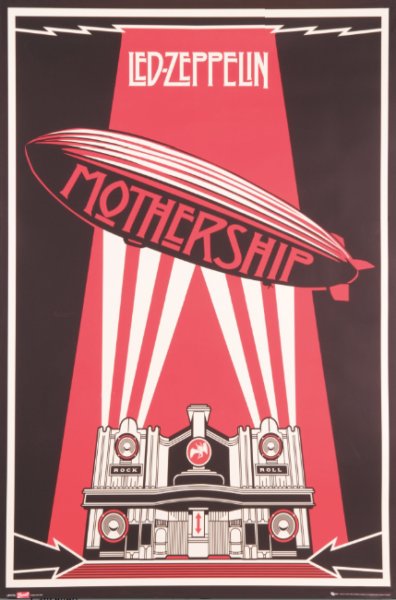 Led Zeppelin Mothership Постер