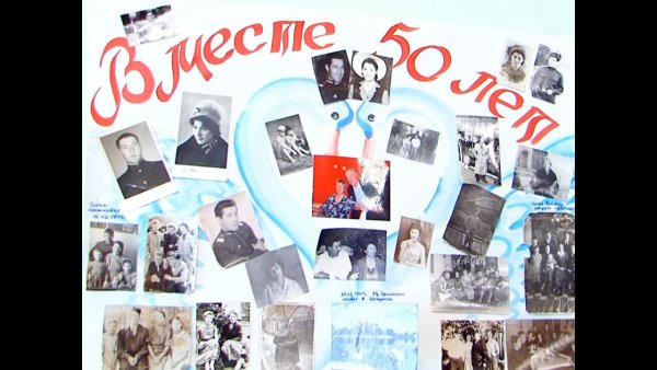 Плакат на 50 лет свадьбы