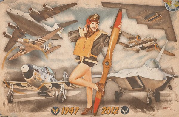 Пин ап в стиле милитари