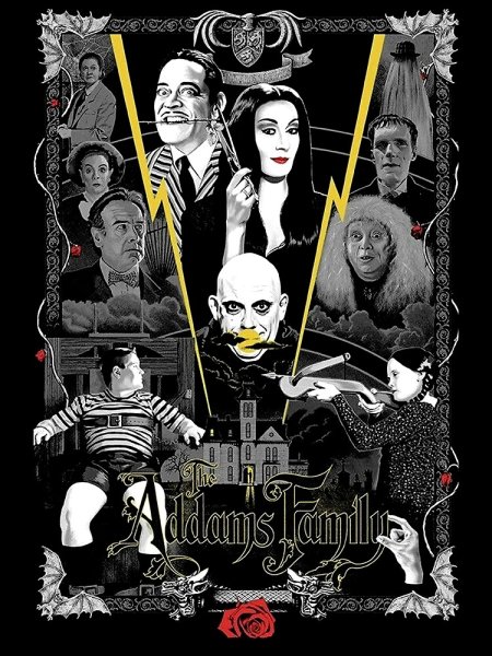 Семейка Аддамс 1991 Постер