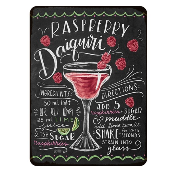 Коктейль бар табличка