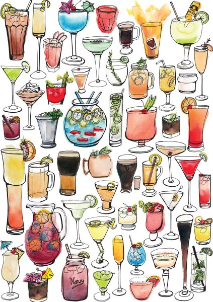 Коктейль эскиз
