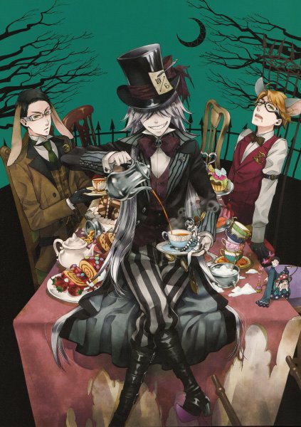 Тёмный дворецкий Манга Гробовщик Себастьян