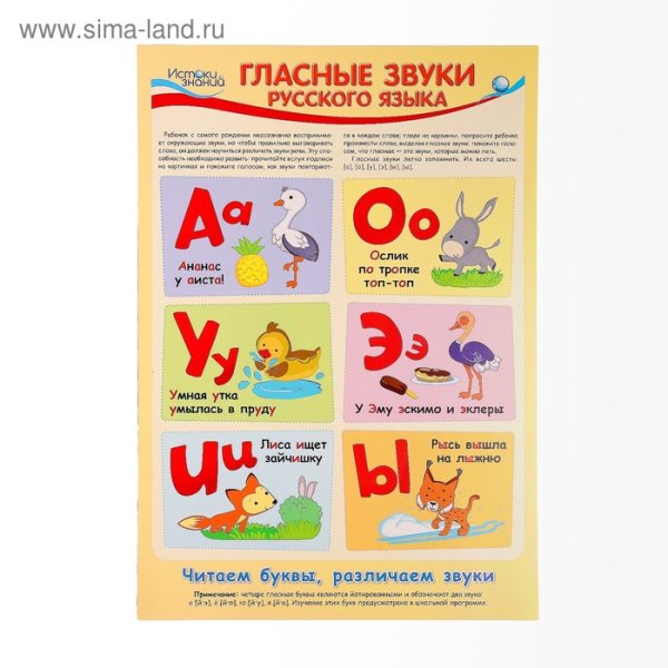 Гласные звуки