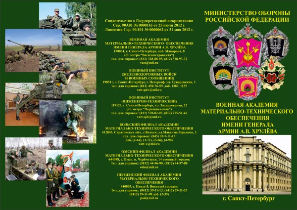 Агитация для поступления в военные вузы