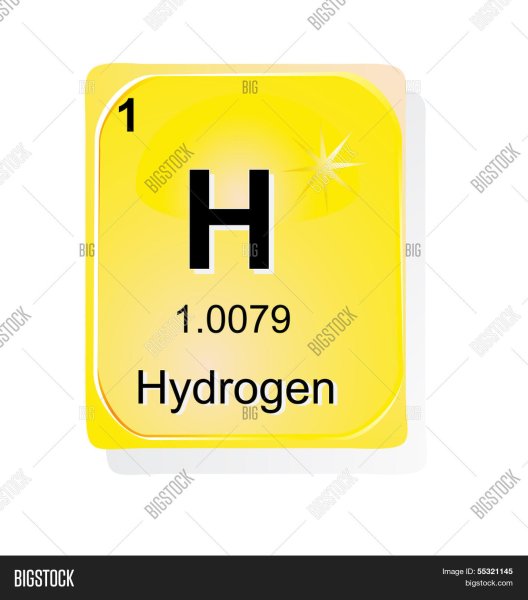 Табличка водород