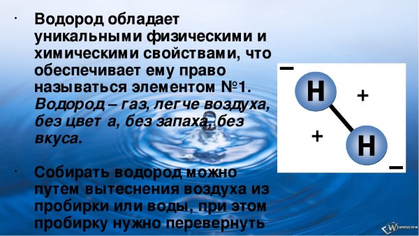Водород химический элемент