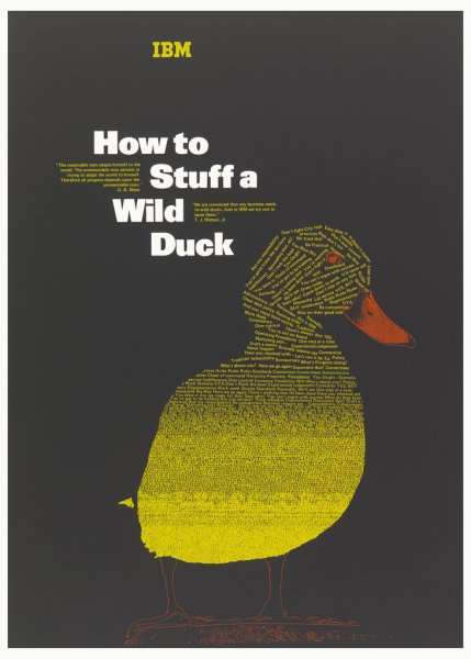 Плакат утка