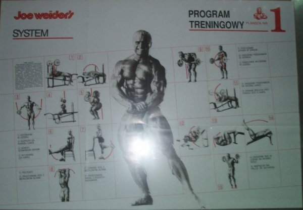 Джо Вейдер система строительства тела плакат 2