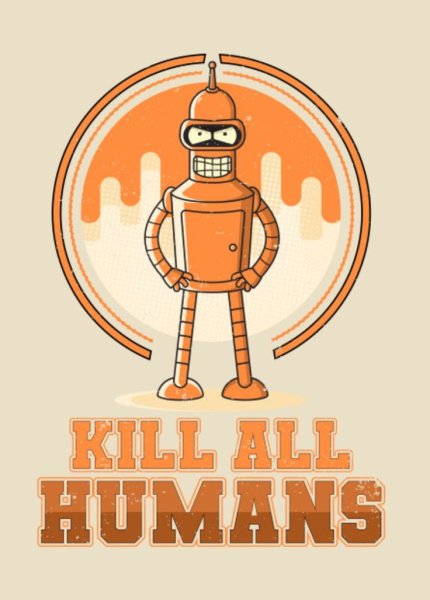 Плакат Бендер Футурама