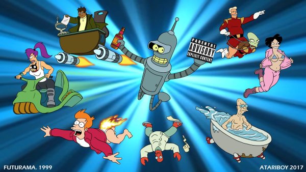 Футурама большой куш Бендера Постер