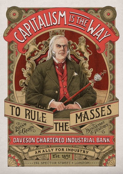 Викторианский стиль афиша