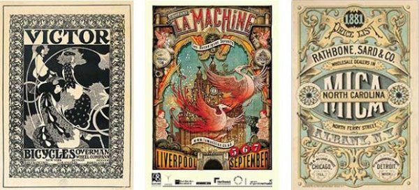 Реклама в викторианском стиле