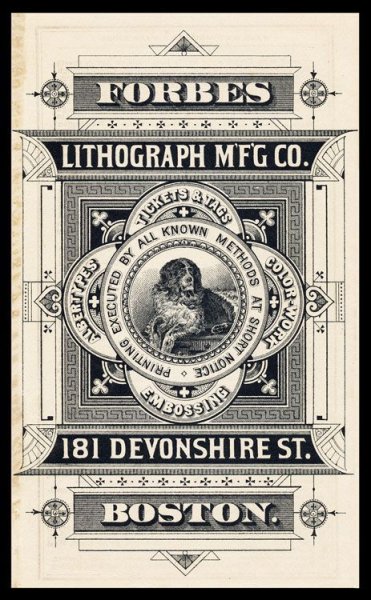 Шрифт в стиле 19 века