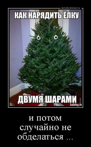 Новогодние демотиваторы