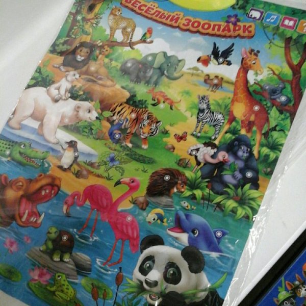 Музыкальный плакат животные