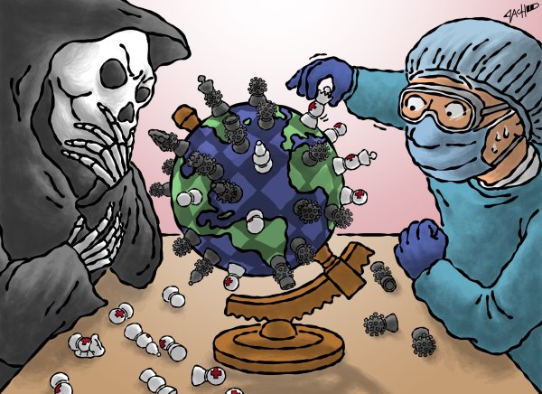 Люди в масках арт ковид