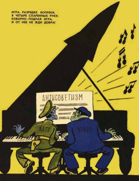 Советские карикатуры на Китай