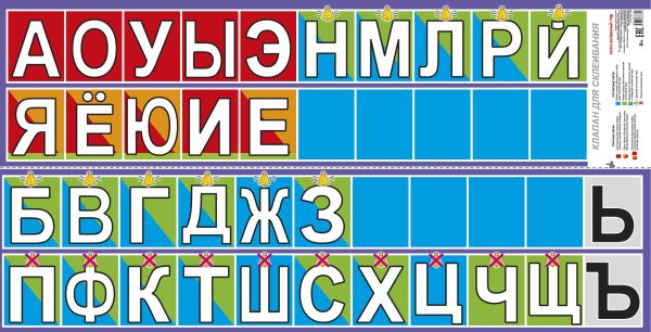 Лента букв для начальной школы