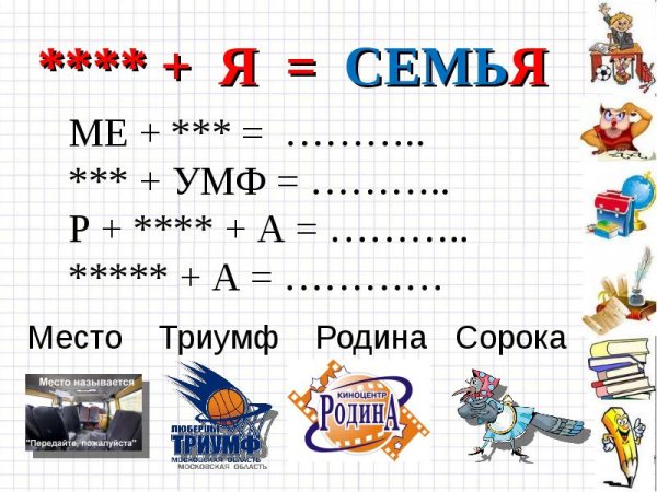 Анаграммы для скорочтения