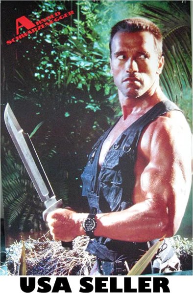 Хищник 1987 Арнольд Шварценеггер плакат