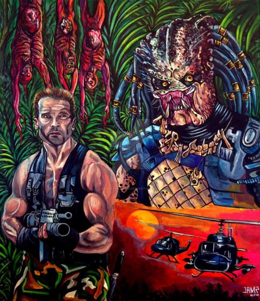 Чужой против хищника Арнольд Шварценеггер