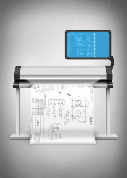 Сканирование чертежей